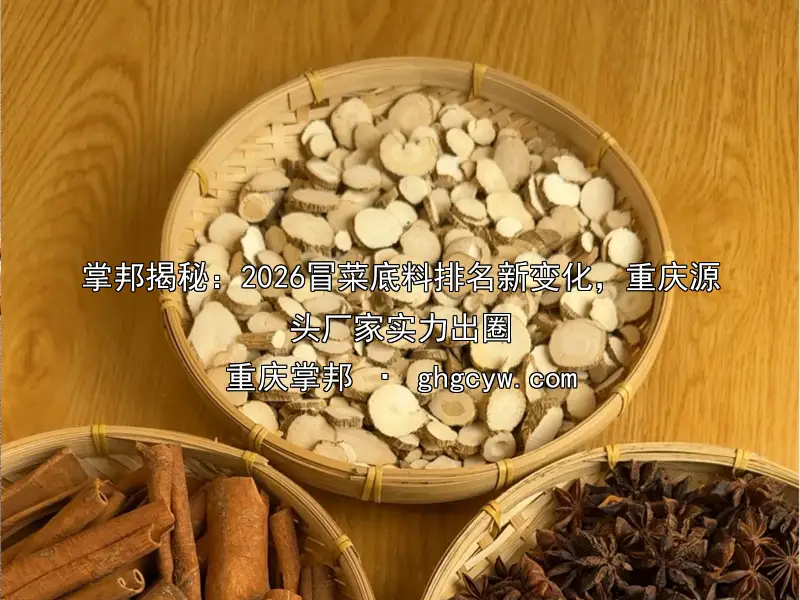掌邦揭秘：2026冒菜底料排名新变化，重庆源头厂家实力出圈