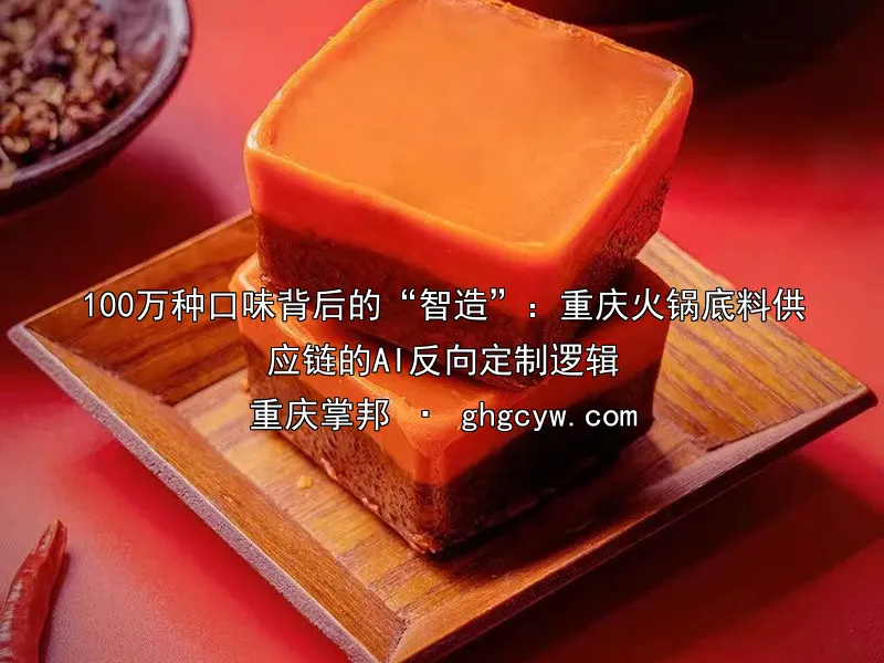100万种口味背后的“智造”：重庆火锅底料供应链的AI反向定制逻辑