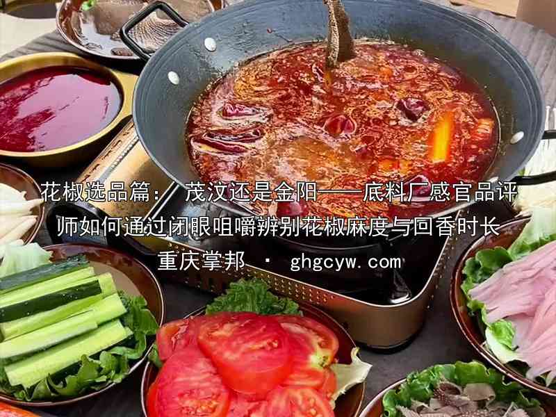 花椒选品篇： 茂汶还是金阳——底料厂感官品评师如何通过闭眼咀嚼辨别花椒麻度与回香时长